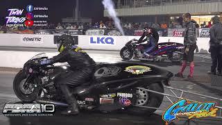 PDRA Drag Wars- Pro Nitrous Motorcycle Eliminations