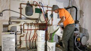 Installing Shop Radiant Floor Heating System