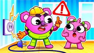 Be Careful With Electricity Song  Funny Kids Songs  And Nursery Rhymes by Baby Zoo