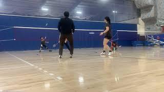 Badminton Doubles 3rd Set (RM vs. MH)