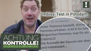 Schlechte BEWERTUNGEN in Potsdam?  Schmeckt der Imbiss wirklich so übel? | Achtung Kontrolle