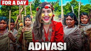 Living in JUNGLE with ADIVASI for a day 