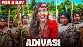 Living with ADIVASI for a DAY  (चमत्कारी बालों का तेल बनाया)