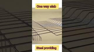 how to provide one way slab & two way slab steel || installation of one way slab #twowayslab