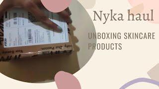 Nyka haul|| Unboxing my skincare products #shorts #nykahaul #skincare #ytshorts