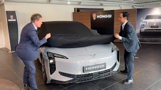 Sniktitt av Hongqi EH7 - vil du ha den om den blir like billig som Tesla Model 3?
