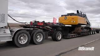 Brandt C550 Heavy Haul Trailer | Walkaround