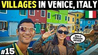 World's Most Colorful island in Venice, Italy  || Europe Tour vlog