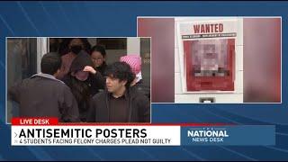 University of Rochester students charged for alleged antisemitic 'wanted' posters plead not guilty