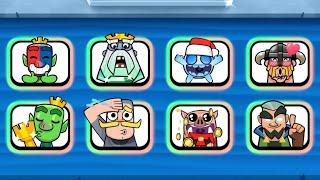 All 46 Exclusive Emotes of Clash Royale | All Limited Clash Royale Emotes