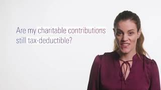 Are Charitable Donations Still Tax-Deductible?