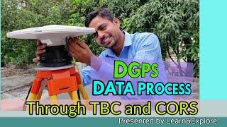 DGPS Data Processing with TBC Software and CORS Network | PPK Data Processing