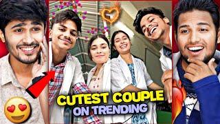 K9 Vines Indian Couple Instagram Trending Reels Reaction ️ #charu | V2funreacts