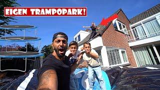 HELE HUIS OMBOUWEN TOT EEN TRAMPOLINEPARK & VAN HET DAK AFSPRINGEN! | #791