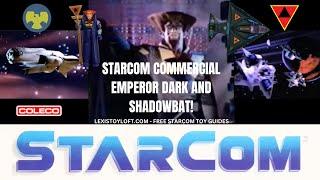 Starcom toy commercial advert. Emperor Dark, Shadowbat and the Starmax Bomber!