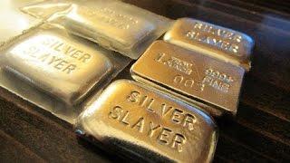 Unboxing Silver Slayer Poured Bars!