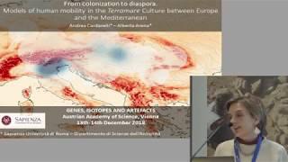 Cardarelli & Arena 2018 - Genes Isotopes and Artefacts Conference Vienna