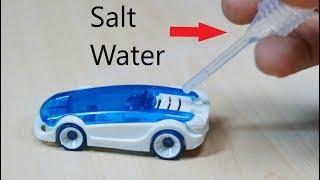 How to run salt water power car