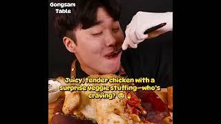 ASMR MUKBANG Satisfying Big Bites of Whole Fried Chicken 