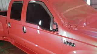 True Gritt Customs F350 Dully pearl paint job "ALLKANDY WET WET CLEARCOAT "