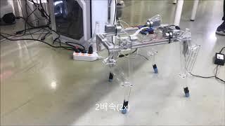 4-legged walking robot with theo jansen mechanism (test version)