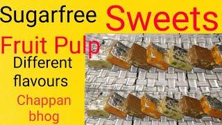 Sugar Free Sweets of different flavours of sweets Chappan bog sweet shop