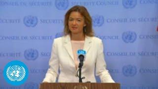 Slovenia on UNRWA and Gaza - Security Council Media Stakeout