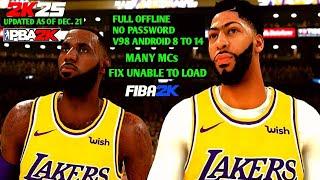 NBA 2K25 ANDROID FORMIDABLE DUO OF LEBRON JAMES AND ANTHONY DAVIS GAMEPLAY V98 UPDATED