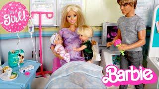 Barbie & Ken Doll Family Have a New Baby