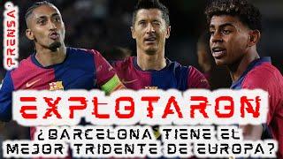¡EXPLOTARON! ¿Tiene #BARCELONA el MEJOR TRIDENTE de EUROPA? 