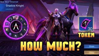 HOW MUCH IS LEOMORD ABYSS SKIN "SHADOW KNIGHT"? KNIGHT’S ARRIVAL EVENT + FREE TOKEN- MLBB