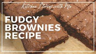 Kitchen Stories 14: FUDGY BROWNIE RECIPE | Riza Virtudazo