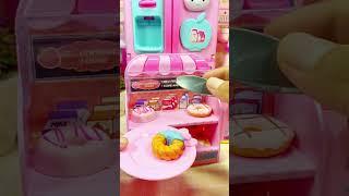 Satisfying with Unboxing & Review Hello Kitty Donuts Shop #hellokittykitchenset #hellokitty #shorts