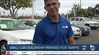 Small car dealership prepares for tariffs