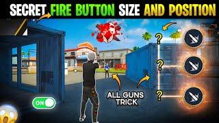 Best Fire Button Size In Free Fire | Fire Button Size And Position | 4gb 6gb Ram Free Fire Setting