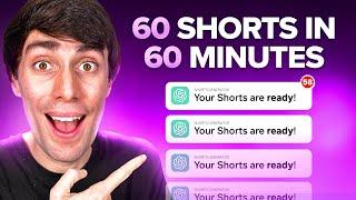 How To Make 60 Shorts in 60 Minutes with AI