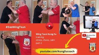 Wing Tsun Kung Fu training - stress, chaos, calm - part 2 - Wing Chun