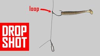 How to tie improved DROPSHOT rig? It will catch more fish! Lure fishing for Perch Bass Zander Pike