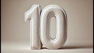 Numbers - Countdown 10 to 0 - #10to0 - Conto alla rovescia - Countdown numeri da 10 a 0