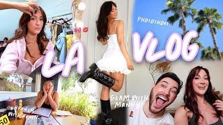 LA VLOG: Manny MUA Does My Makeup + Sabrina Carpenter Photoshoot!!