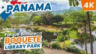 [4K]  Breathtaking views in Boquete Library Park, Chiriquí, Panama 