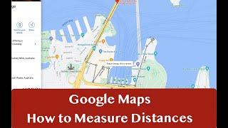 Measure Distance with Google Maps