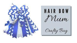 hair bow mum tutorial. 2021 hair bow homecoming mum