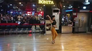 Maxi & Nahir's Bachata after workshop @ Bonita, Seoul, South Korea_20170707