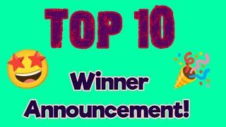 Top 10 Winners  #shorts