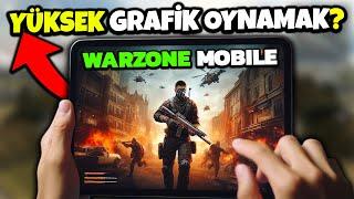 YÜKSEK GRAFİK WARZONE MOBİLE OYNADIM! GERÇEKTEN ÇÖP MÜ?