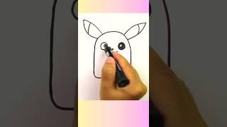 çok sevimli pikachu dondurma çizimi #howtodraw #kolayçizimler #çizim #shortvideo #art #trending #