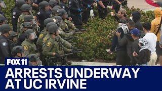 UC Irvine protests: Cops tear down pro-Palestine encampment, mass arrests made