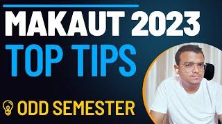 LAST MOMENT TIPS | MAKAUT ODD SEMESTER EXAMINATION | MAKAUT 2023 | OFFLINE EXAM