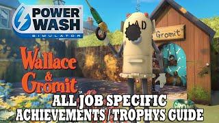 Powerwash Simulator Wallace and Gromit DLC | ALL Missable Achievements / Trophies Guide